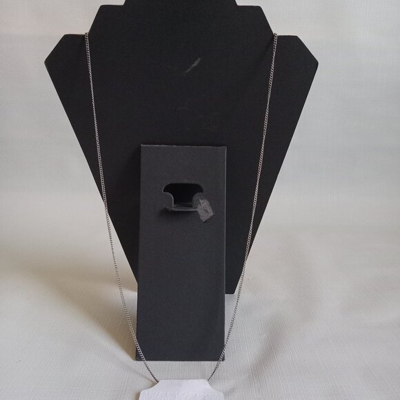 Long Silver Toned and Multicolored Rhinestone Encrusted Peacock Pendant Necklace - Picture 2 of 8